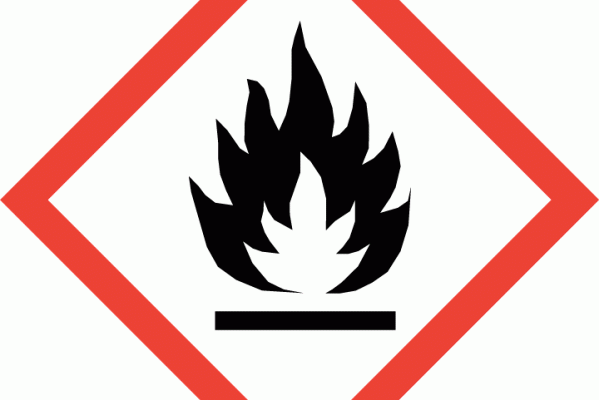 Logo, brannfarlig vare